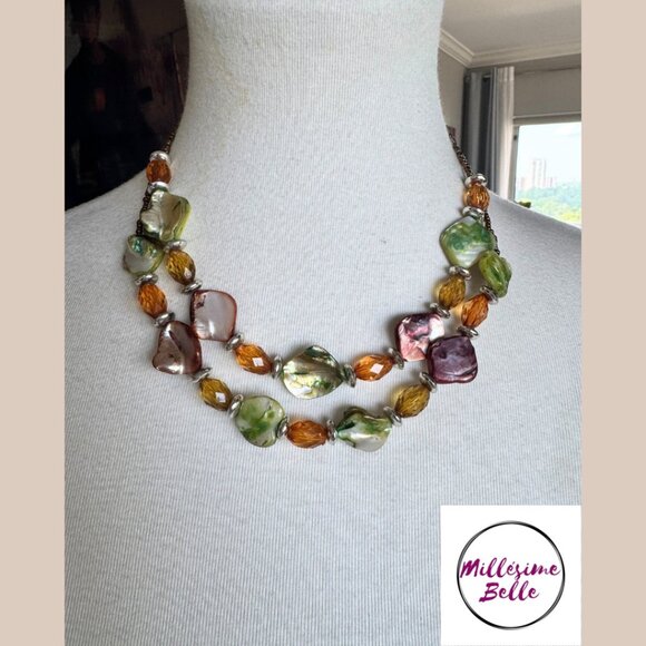 Colorful Stone Necklace - Picture 1 of 3